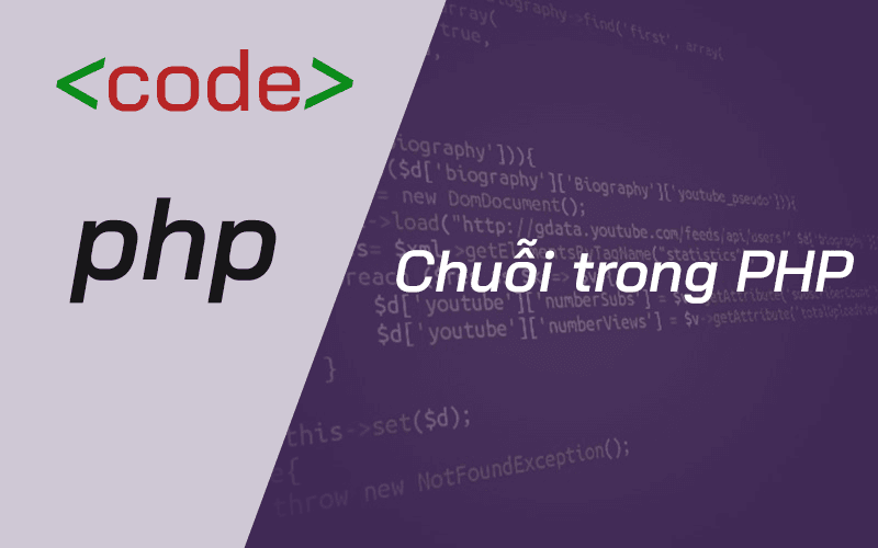 Bài 5: Chuỗi trong PHP
